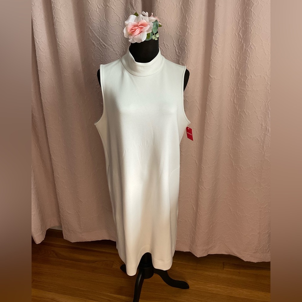 NWT Spanx Airessentials Mock Neck Dress